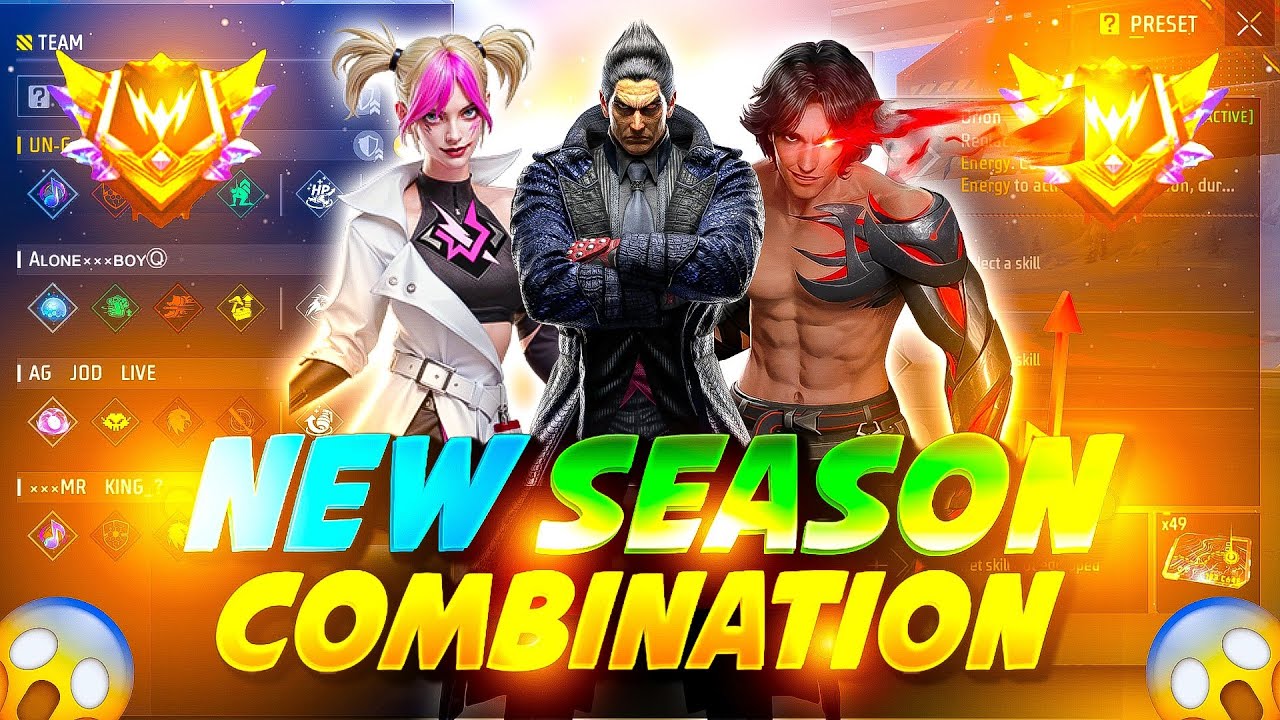 Best character combination Cs rank | cs rank best character skill | cs rank glitch trick