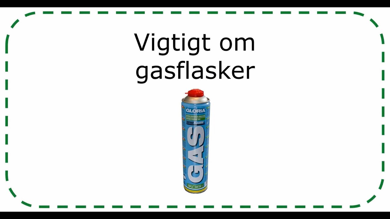 Gasflasker skal ikke i skraldespanden