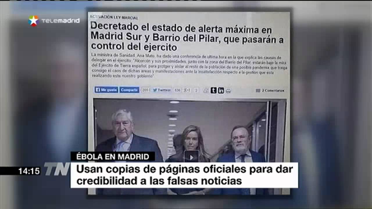 Las noticias falsas sobre la expansi&oacute;n del &eacute;bola