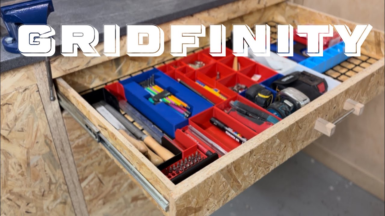 Gridfinity Schubladen-Organisation 🔧 Perfekte Ordnung in der Werkstatt