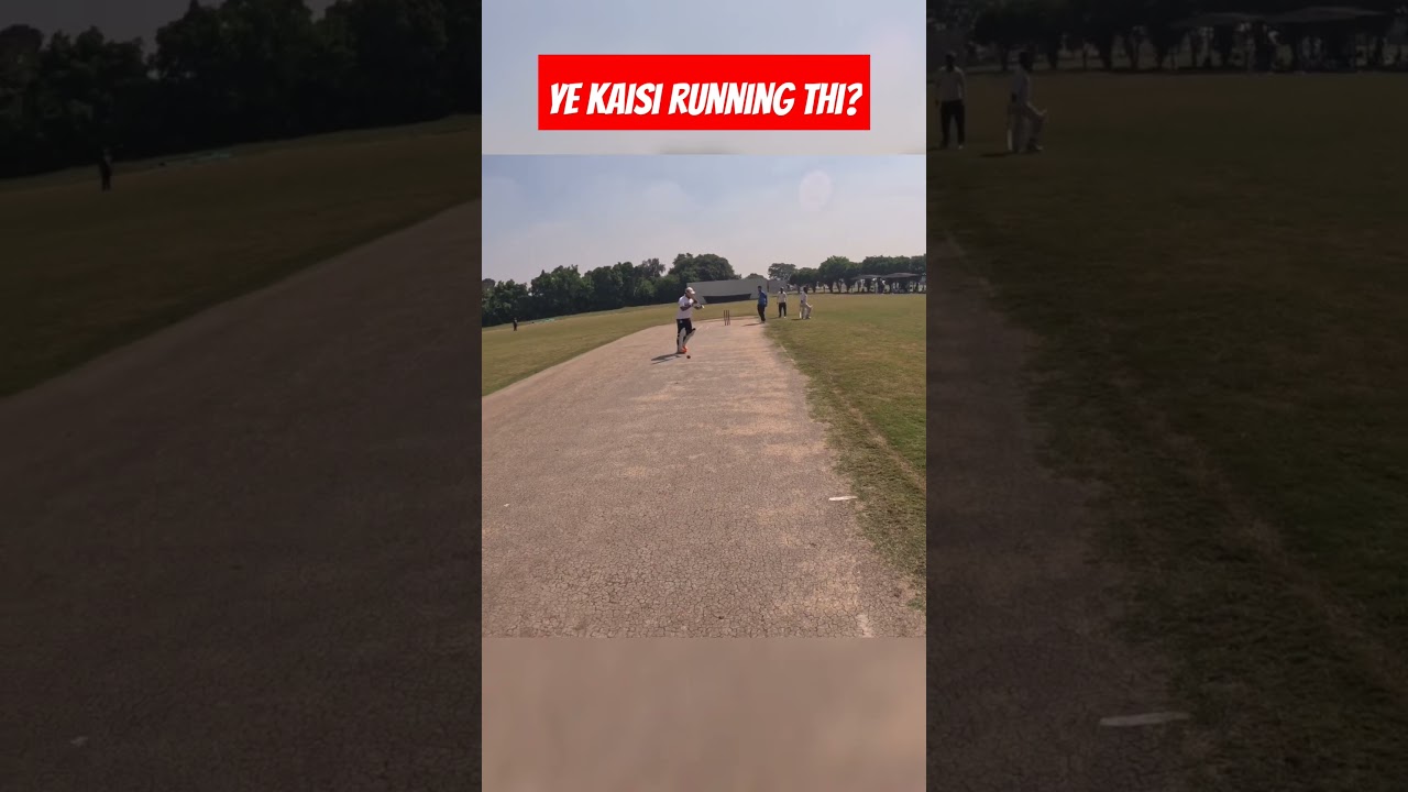 Ye kaisi running thi? #cricket #cricketshorts #shorts #shortvideo #batting #indian #gopro #ipl #sg