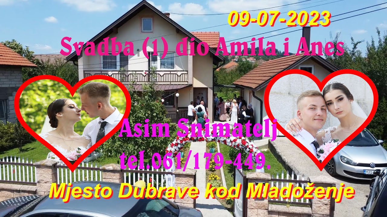 Wedding-Svadba Anes i Amila (1) DIO Dubrave-Vukovije09-07-2023 Asim Snimatelj