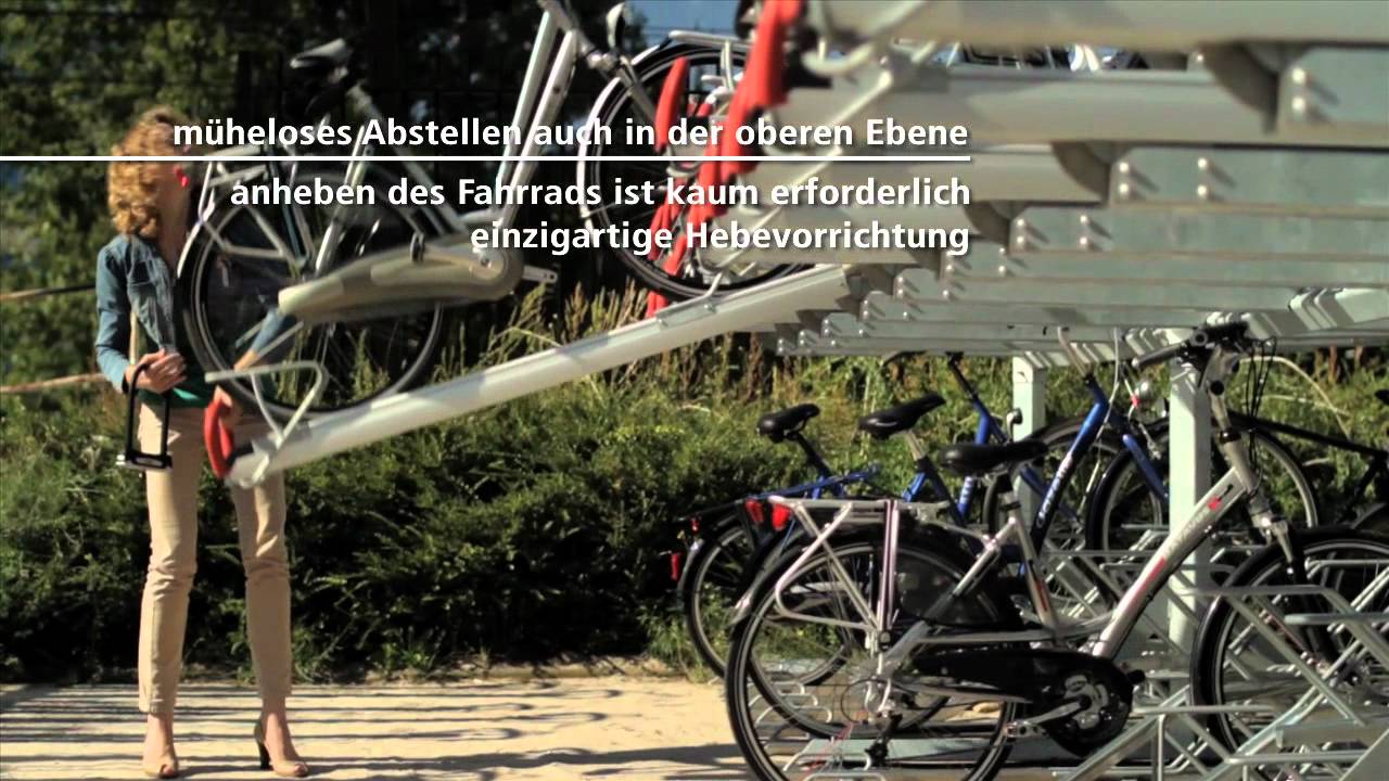 VelopA Easylift+ Doppelstöckiges Fahrradparksystem