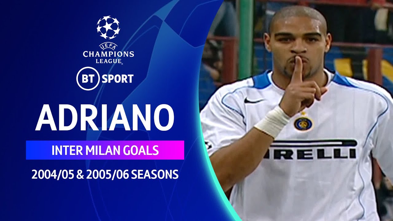 The best of Adriano at Inter Milan | Champions League goals and skills from 
