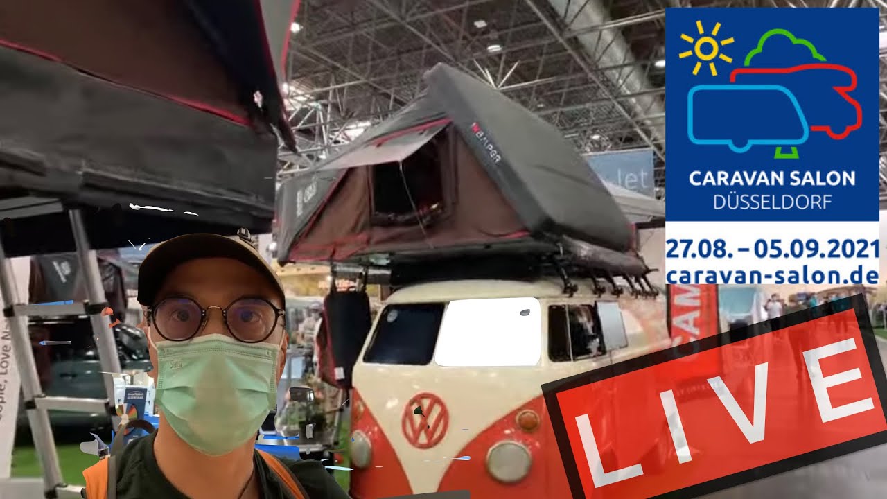 LIVE from the largest camping exhibition of the world : The Caravan Salon Düsseldorf 2021