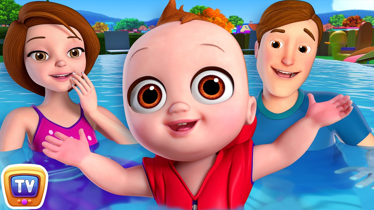 Baby Goes Swimming Song | ChuChu TV Nursery Rhymes & Kids Songs #babytaku