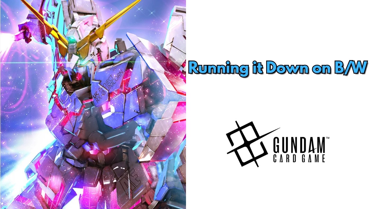 B/W  Ranked Gameplay on MSA Gundam Card Game