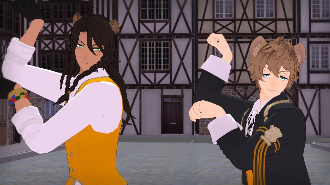 【MMDツイステ】嗚呼、素晴らしきニャン生【レオナ/ラギー】