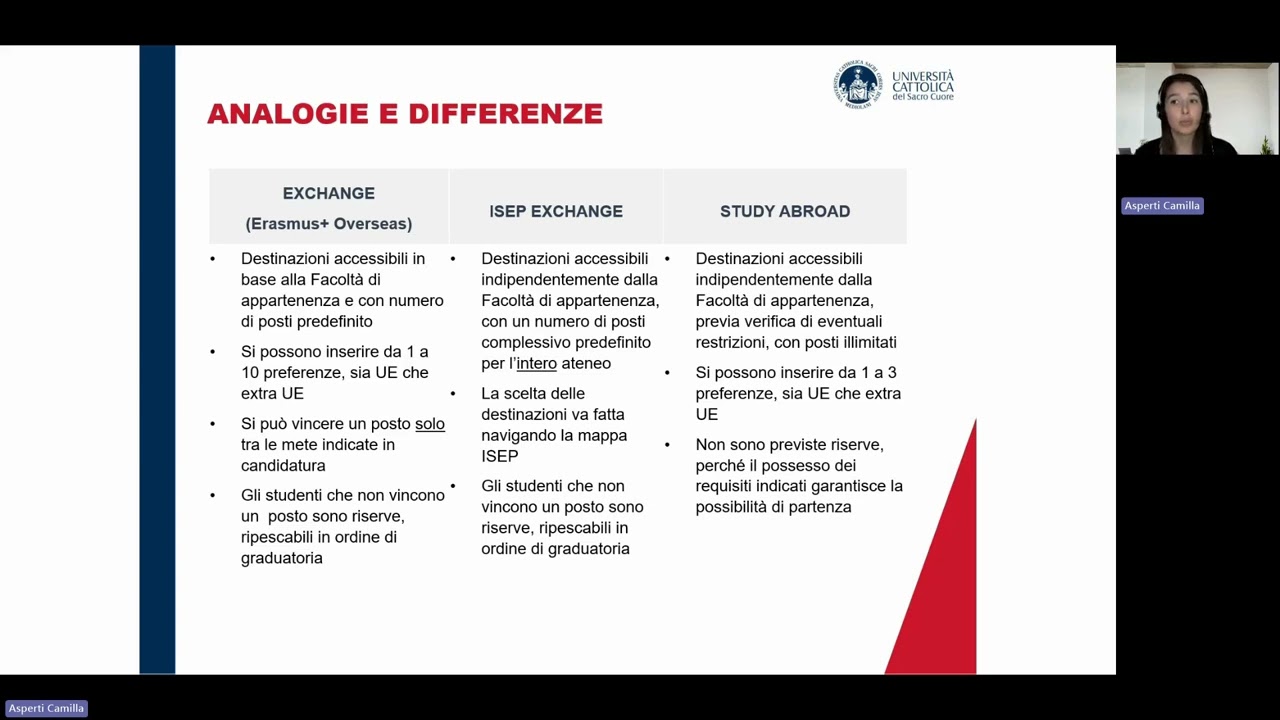 SEMESTRE ALL'ESTERO  scopriamo insieme i 3 programmi