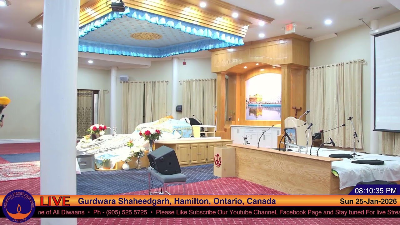 LIVE - Gurdwara Shaheedgarh Sahib Hamilton