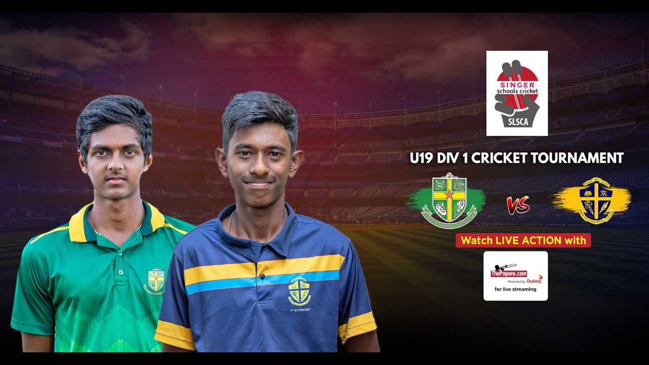 St. Sebastian’s College vs St. Joseph Vaz College- Singer U19 Cricket Tournament 2019/2020 - Day 1