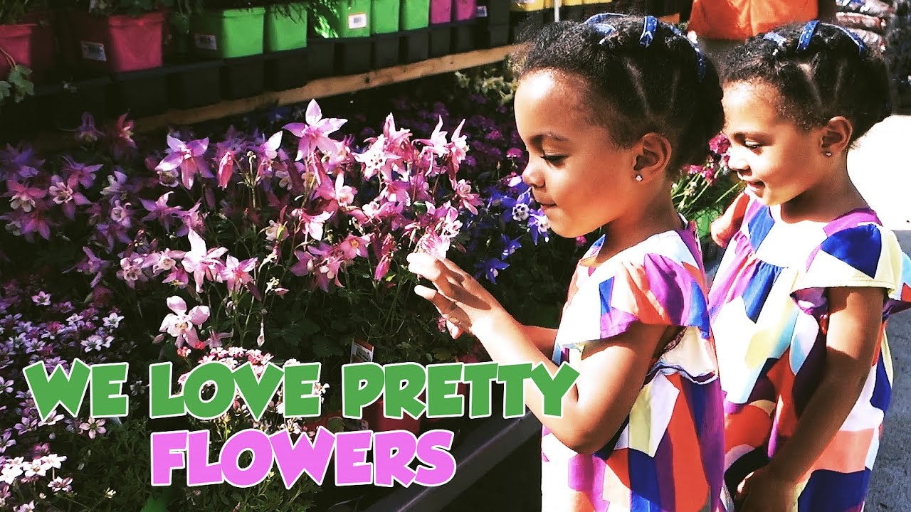 TWINS MAKE BEAUTIFUL GARDEN