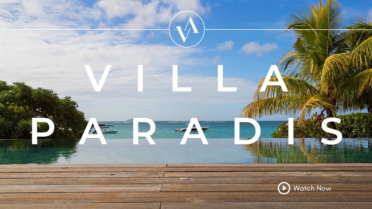 CAP MALHEUREUX - VILLA DE LUXE DE 5 CHAMBRES PIEDS DANS L'EAU - VACANCES A L'ILE MAURICE