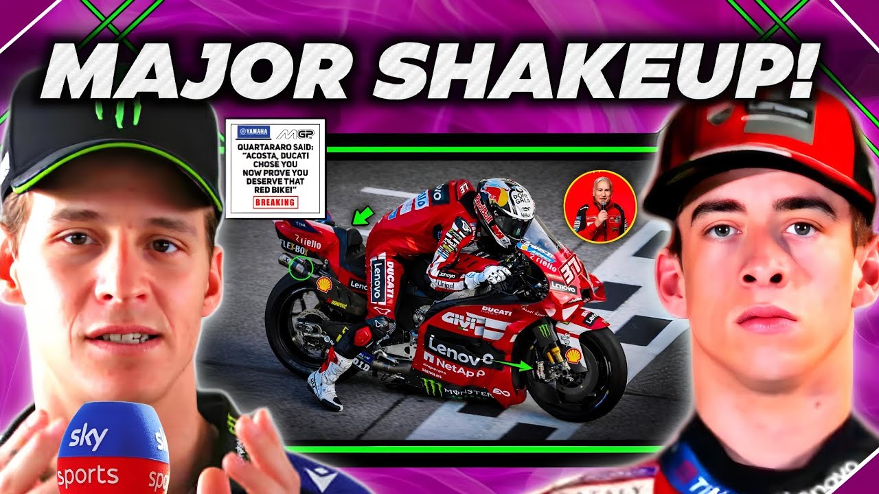 Quartararo DROPS BIG BOMBSHELL as Acosta SIGNS Ducati 2027 Deal and HONDA Move Looms Large!