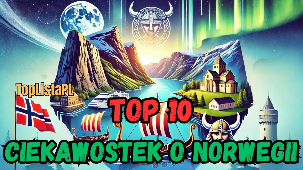 TOP 10 CIEKAWOSTEK O NORWEGII / TopListaPL