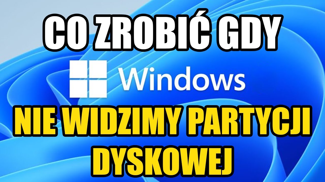 Jak dodać BRAKUJĄCĄ PARTYCJĘ | WINDOWS