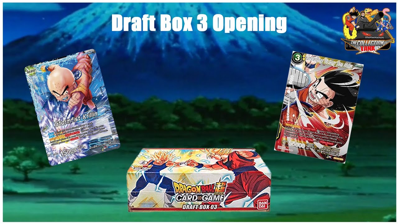 Draft your DBS Team! || Dragon Ball Super CCG Draft Box 3 Opening