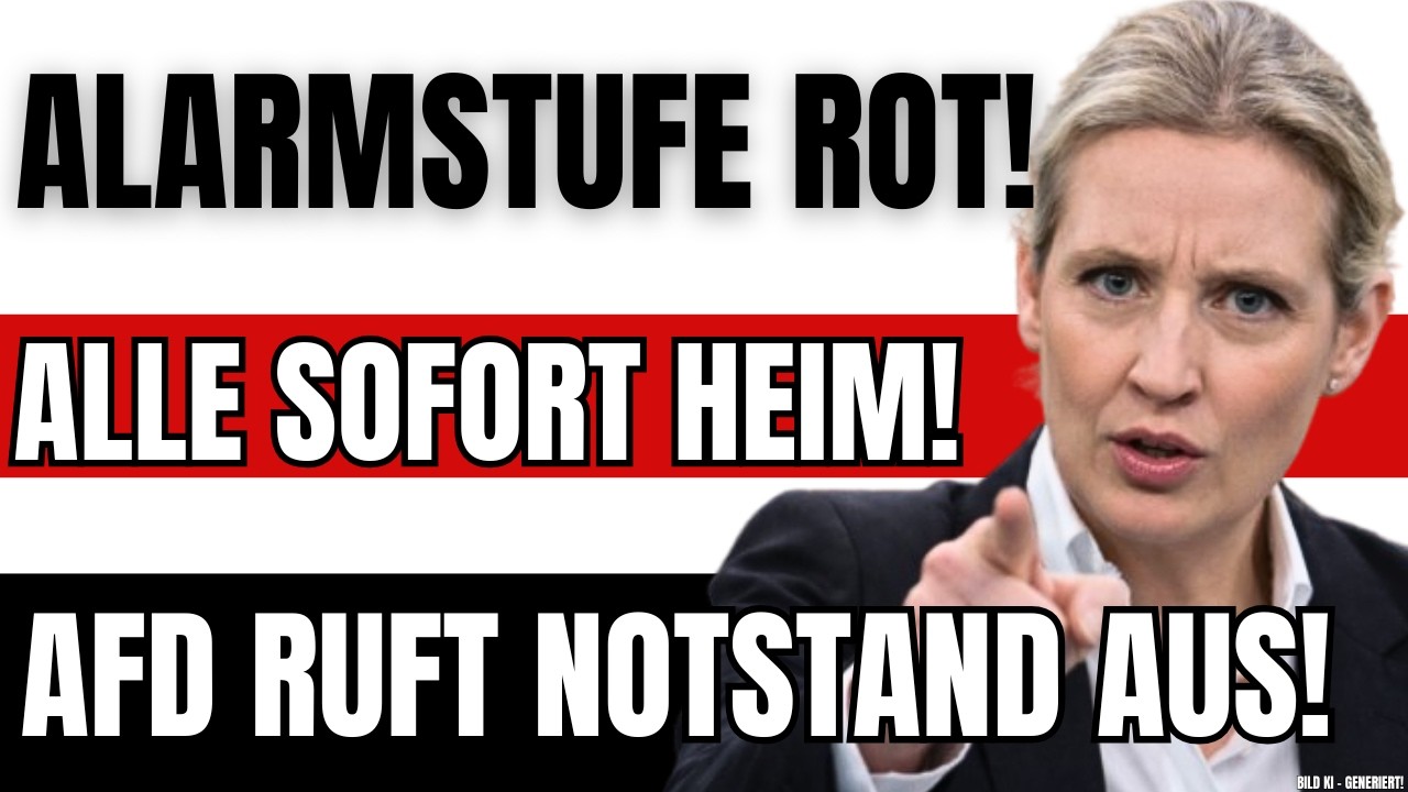NOTSTAND JETZT! AfD WARNT aktuell ALLE B&Uuml;RGER - FASSUNGSLOSE ENTH&Uuml;LLUNG!