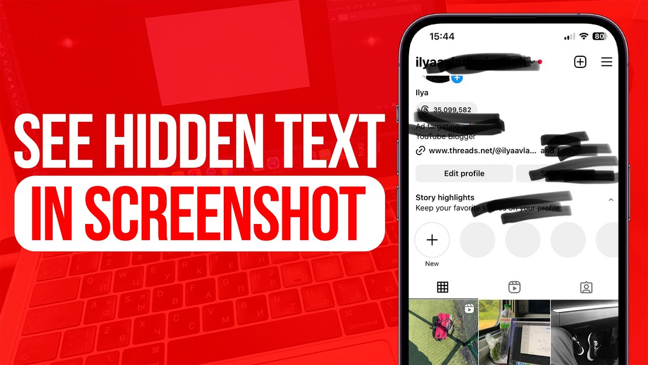 How to See Hidden Text with Black Marker in Screenshot or Photo