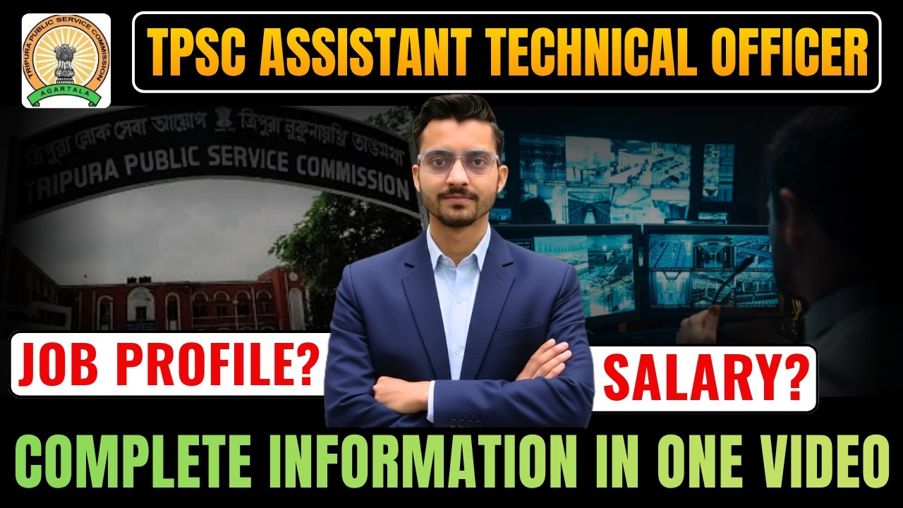 TPSC ATO Job Profile | Tripura Assistant Technical Officer Salary | TPSC ATO Notification 2026