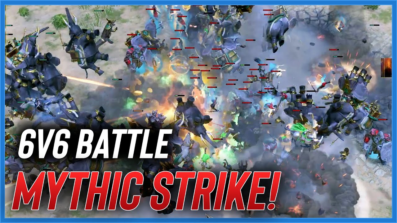 6v6 Mythic Strike is INSANE! Age of Mythology Retold