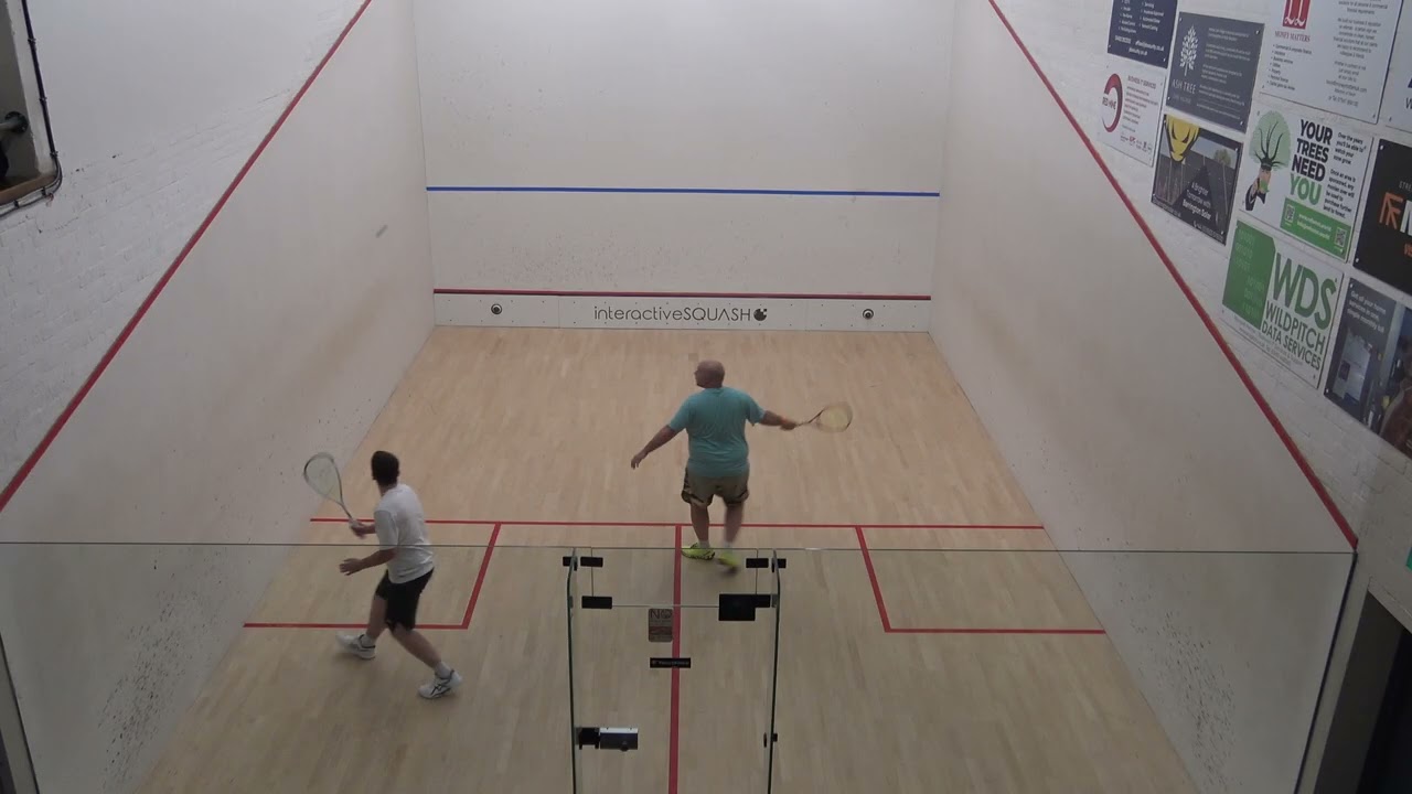 Norfolk Squash Closed Mens A Matt Bolt v James Thacker game 1