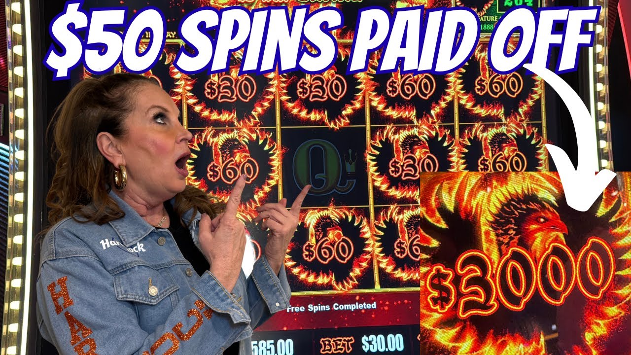 INSANE $50 SPINS PAID OFF ON PHOENIX LINK CONFUCIUS SAYS!