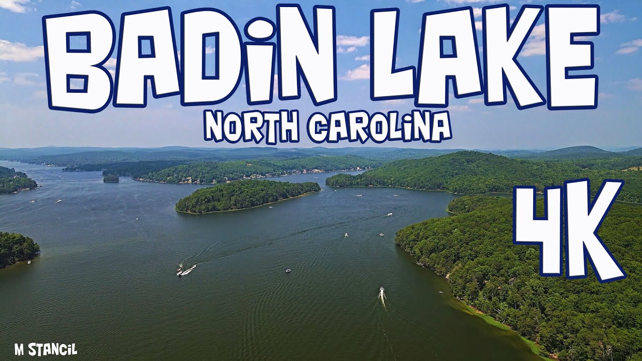 Badin Lake NC 4K / Beautiful Lake in the Uwharrie Mountains (DJI Mavic Air 2S Drone Footage)