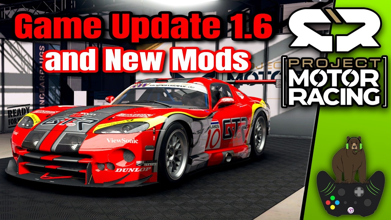 Обновление игры 1.6 для Project Motor Racing и множество новых модов! С участием TheCombustionGamer