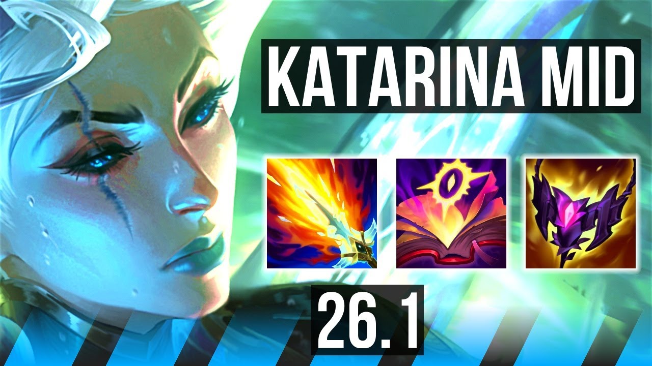 KATARINA vs YONE (MID) | Good KDA: 16/1/5 | KR Master | 26.1