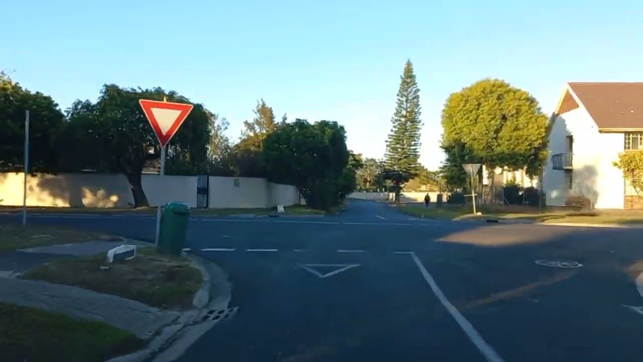 Pinelands on an Autumn April day in Cape Town