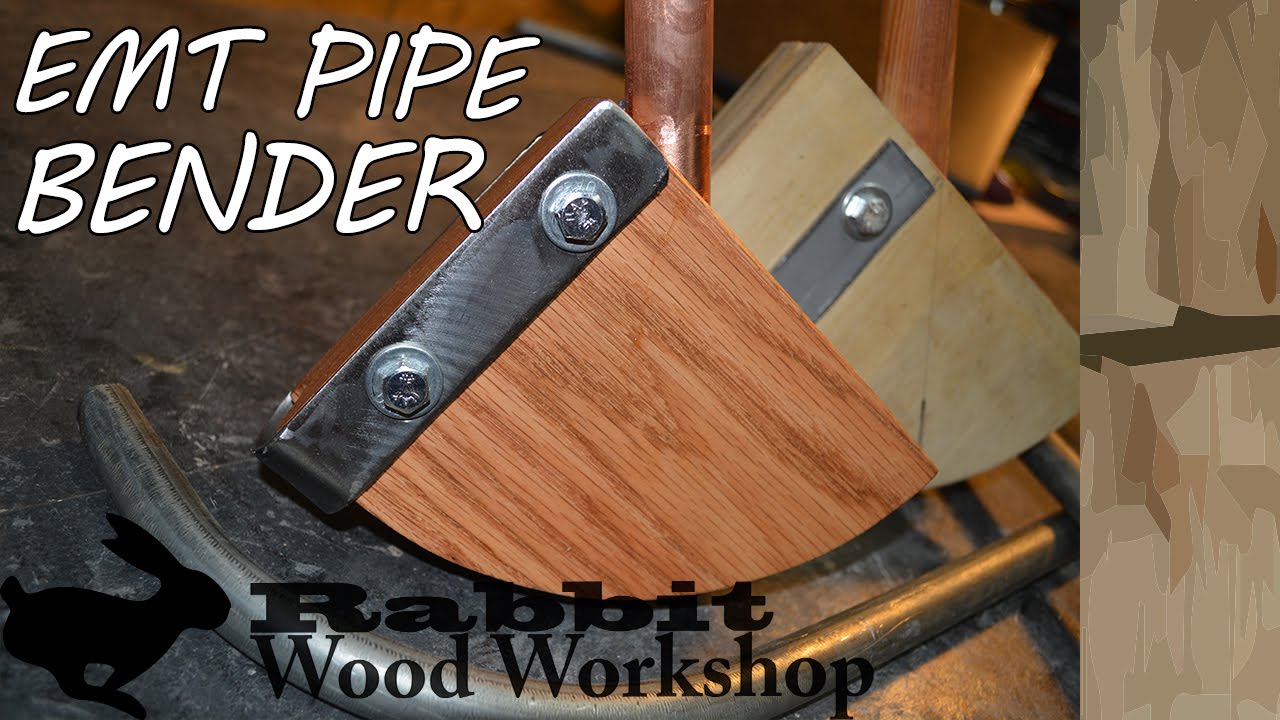 Make a wood pipe bender for emt conduit