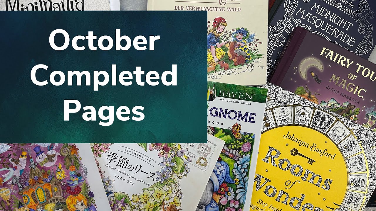 October 2024 completed pages 🎨
