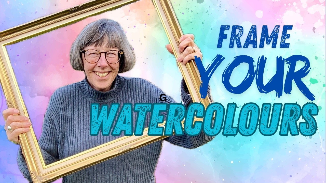 How to frame your watercolours