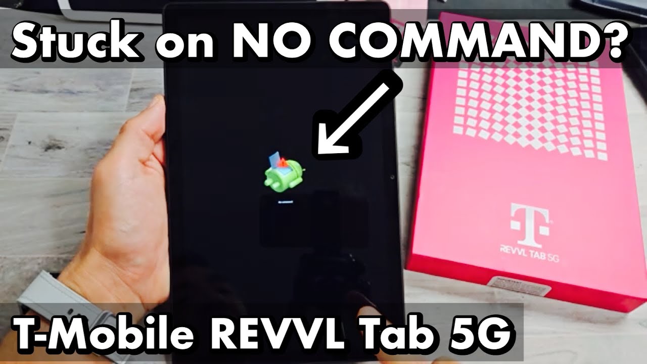 REVVL Tablet 5G: Stuck on 