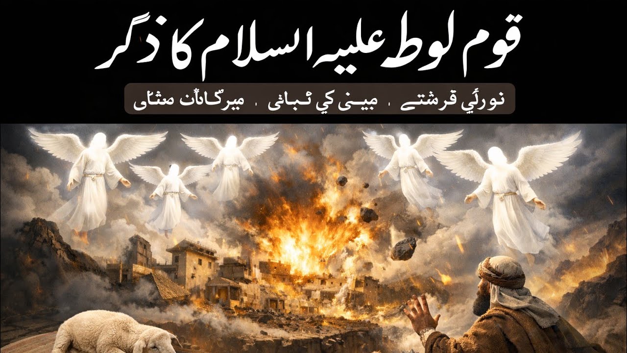 Qaum e Lut par Allah ka Azaab | 6 Farishton ka Waqia | Hazrat Ibrahim aur Lut A.S ka Sachha Qissa