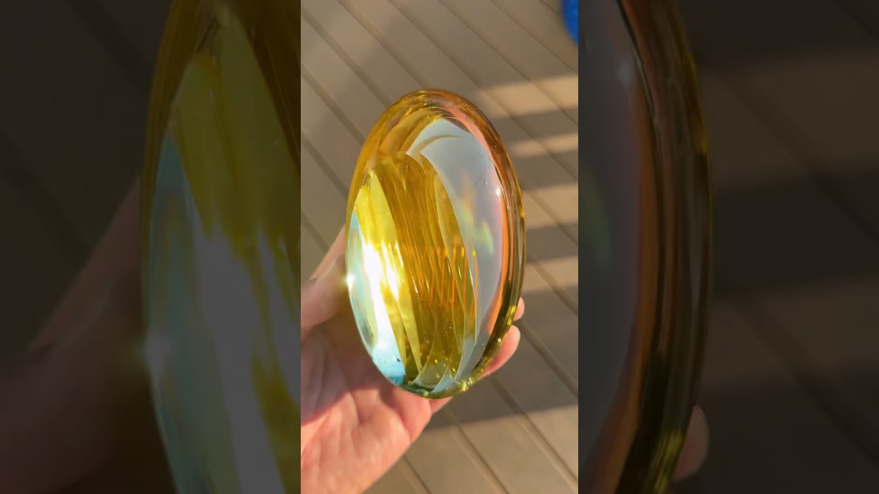 Gold is good. Glass and stone. #shorts #glassandstone #art