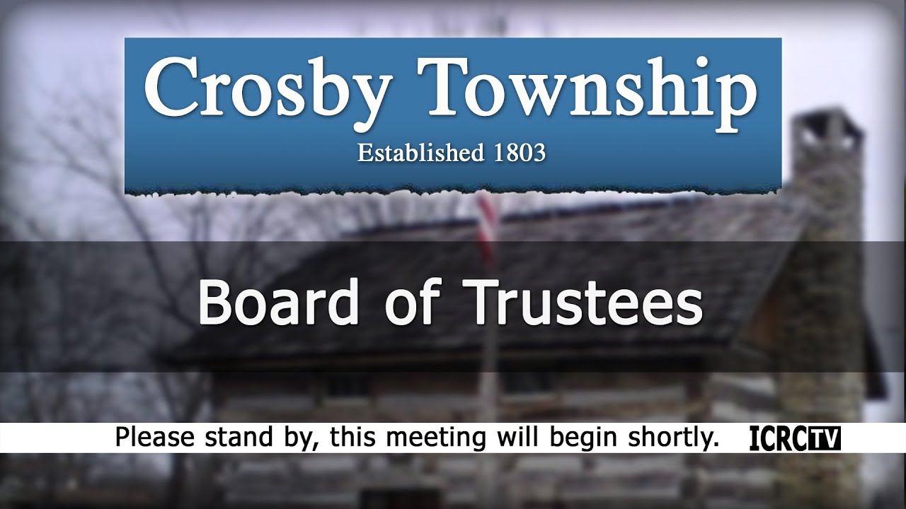 Crosby Township Trustees 3/9/26