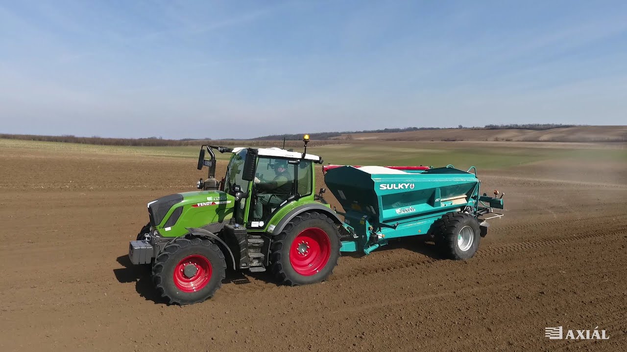 Fendt 314 GEN6 & Sulky XT100 [Műtrágya szórás]