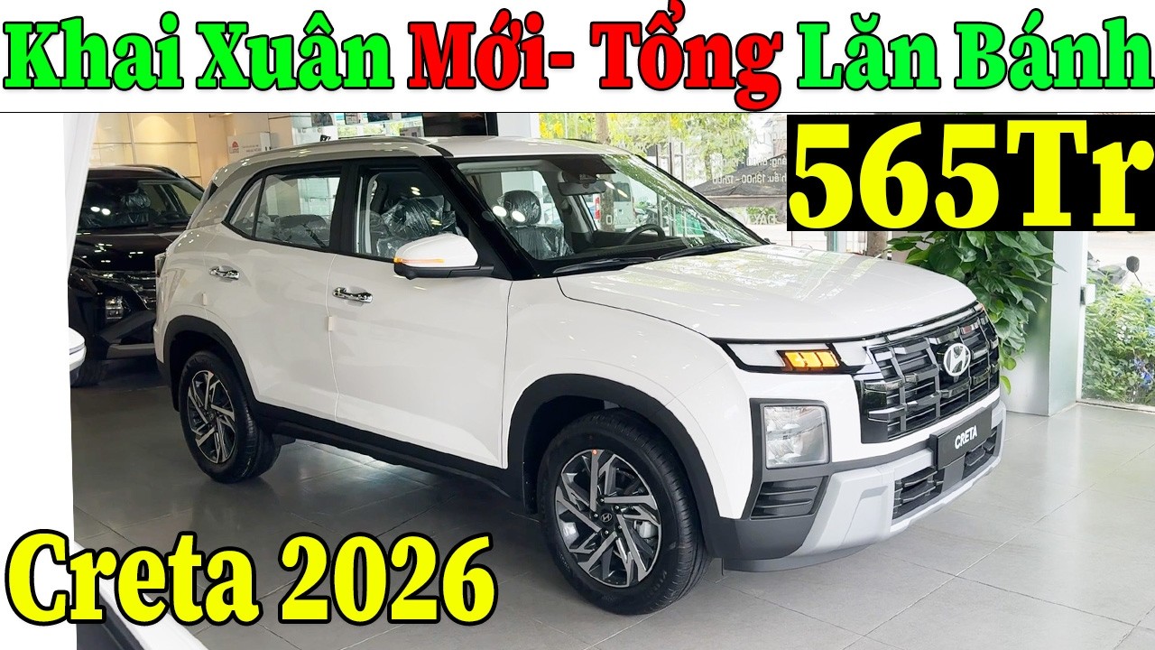 ✅Giá Khai Xuân Hyundai Creta Giảm Đua Xforce Và Vf6 Còn 565Tr| Lăn Bánh Hyundai Creta Mới | Topcarvn