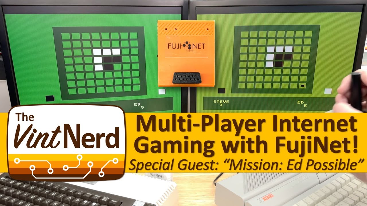 FujiNet Internet Gaming in Atari BASIC 🕹️