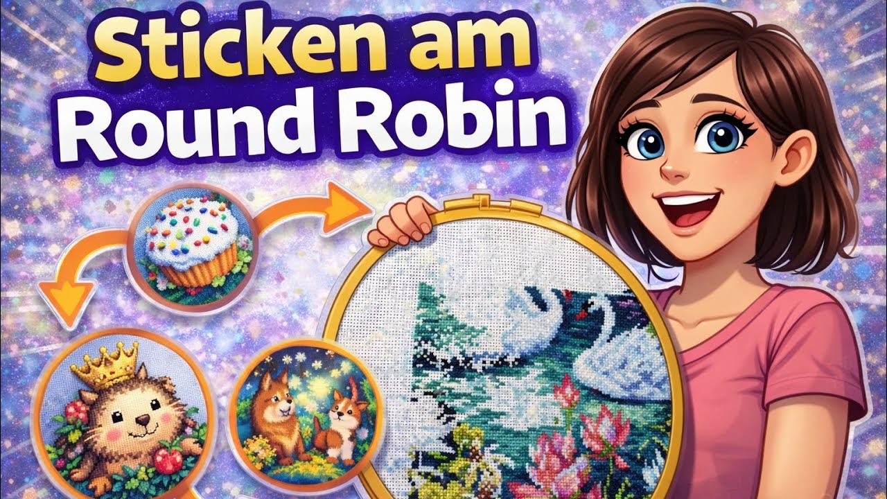 Stickt mit mir am Round Robin Februar 