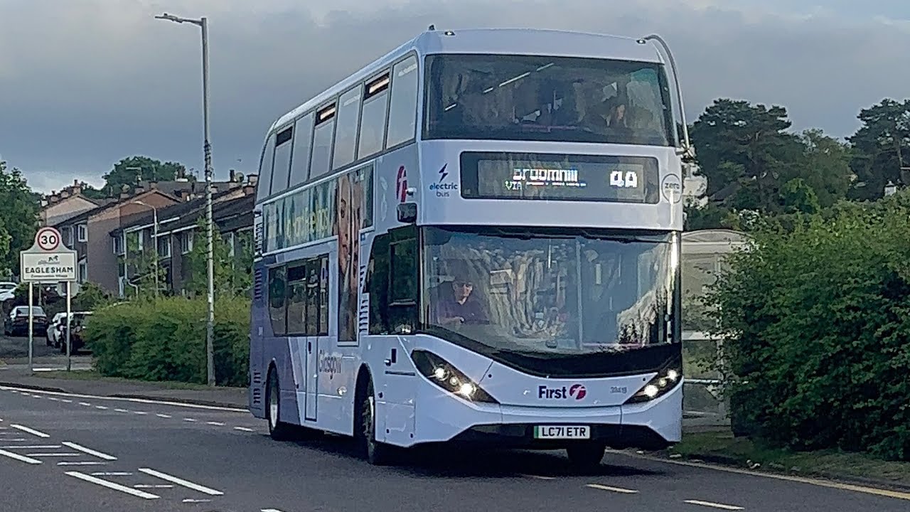 5 Minutes of First Bus Greater Glasgow Route 4A