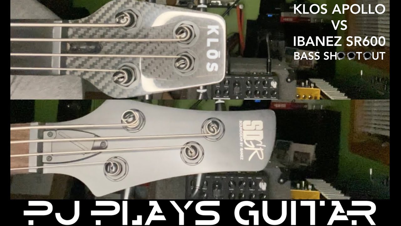 Klos Apollo vs Ibanez SR600 Bass Shooutout (No Talking)