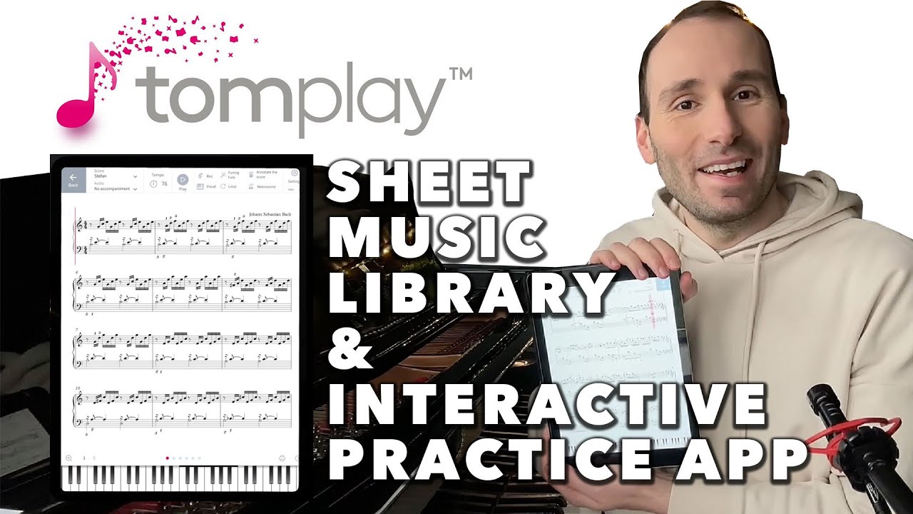 Tomplay - Best Piano Sheet Music Library & Interactive Practice App | BlackFriday 40% off