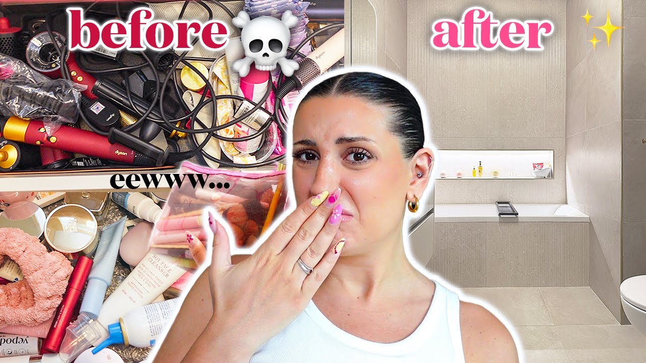 RIPULISCO IL MIO BAGNO! 🚽 🚾 decluttering, lavaggio pennelli & organizzazione 🧽