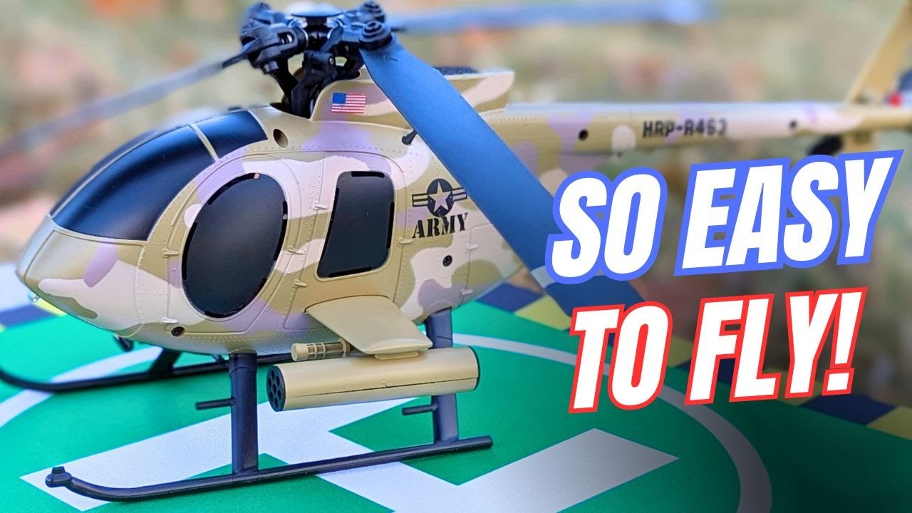 Military RC Helicopter You Fly Like A Drone : Rage Hero-Copter