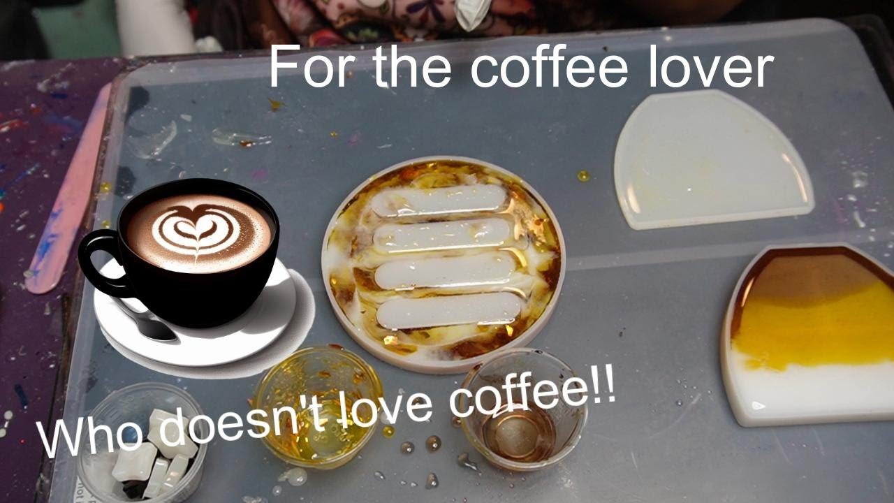 #99 Fun coffee cup shaker coaster/coaster holder