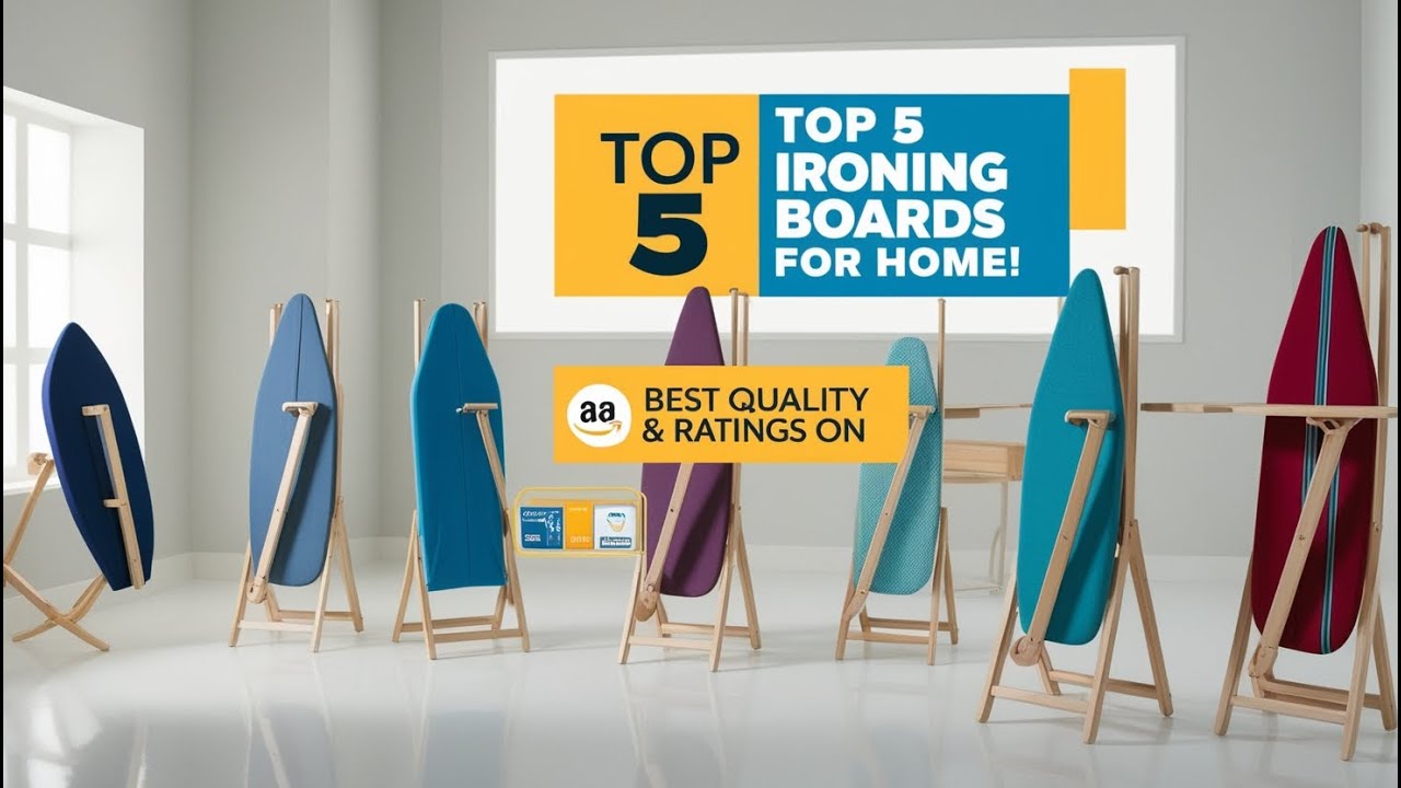 Top 5 Ironing Foldable Boards for Home | Best Quality & Ratings on Amazon!