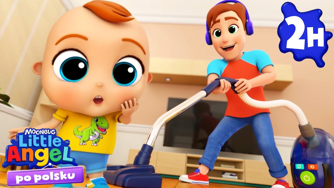 Każdy ma jakieś zadanie | Piosenki Dla Dzieci 👼🏻 Little Angel Po Polsku 2 godziny